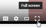 YouTube fullscreen